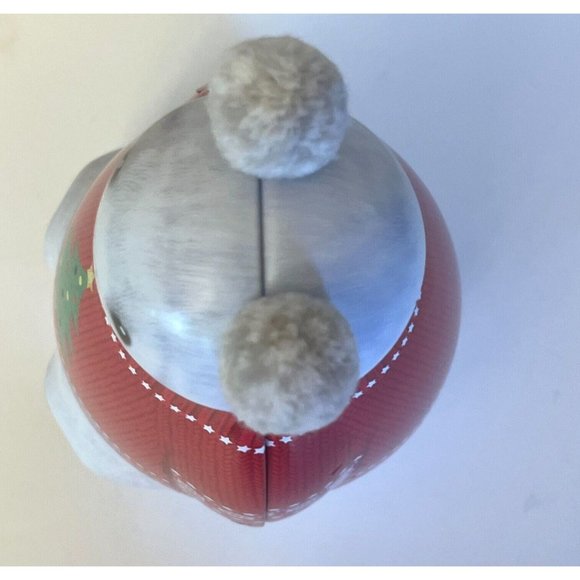 The Silver Crane Christmas Polar Bear Shaped Tin Canister Collectable Gift Packa - Picture 5 of 13